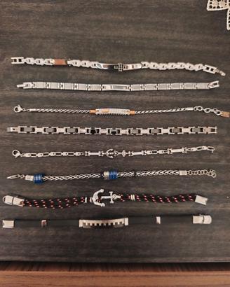 Bracciali da uomo in acciaio