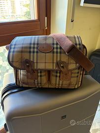 Borsa Burberrys Vintage Haymarket Check Camera Bag