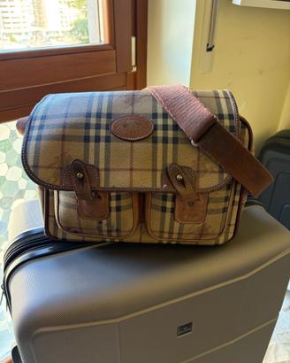 Borsa Burberrys Vintage Haymarket Check Camera Bag