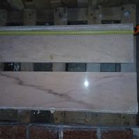 Lastre marmo rosa 80 x 20