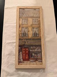 Stampa decorativa incorniciata