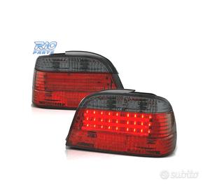FANALI BMW SERIE 7 E38 94-01 LED ROSSO NERO