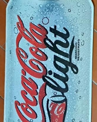 Coca-Cola Light insegna lattina vintage lotto