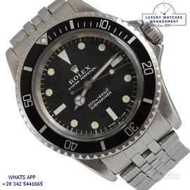 ROLEX Submariner 5513 No date meter first 1967