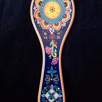 poggia mestolo in ceramica stile siciliano