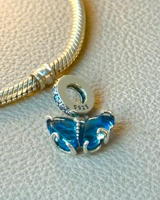 Charm Farfalla argento compatibile Pandora