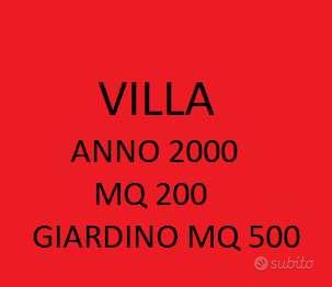 VILLA ANNO 2000 A PREZZO DI APPARTAMENTO-230.000