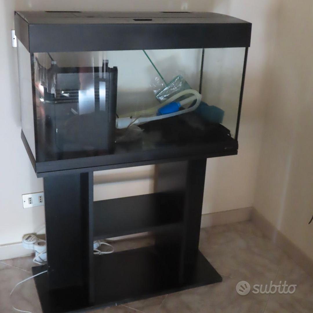 ACQUARIO 150 Lt. Ferplast Dubai con supporto nero - Accessori per animali  In vendita a Taranto