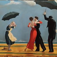 Quadro 80*60 realizzato a mano Vettriano no stampa