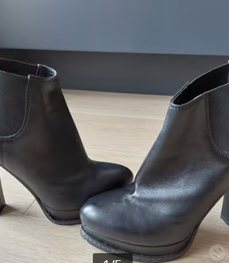 Scarpe Stivaletto donna nero 37 Vivian tacco 11