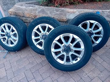 Cerchi  e gomme lega 16 per fiat 500X e 500L