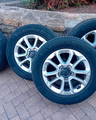 Cerchi  e gomme lega 16 per fiat 500X e 500L