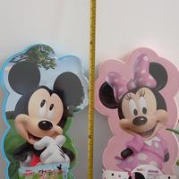 Set 2 Valigie colori Minnie&Topolino,alta 60cm