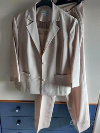 completo Fiori chiari tg.46 giacca pantaloni top