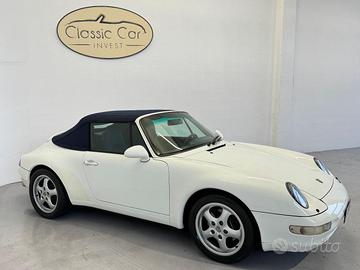 PORSCHE 993 Carrera cat Cabriolet ISCRITTA ASI C