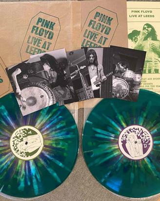 Pink Floyd green Splatter vinyl live Leeds UK 1970