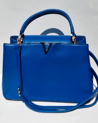 Borsa Elite Blu Reale • Stile Italiano Lussuoso •