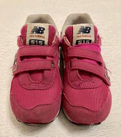 New Balance 515 rosse taglia 28