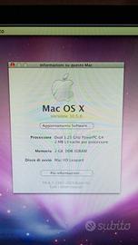 Power Mac g4 dual  power pc 2gb ram