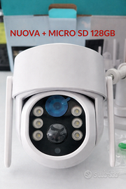 Telecamera WiFi da Esterno Solare IP66 con Memoria