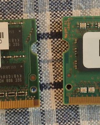Moduli RAM per notebook
