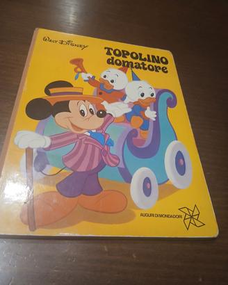 Disney Topolino Domatore - Raro 1972 Auguri di Mon