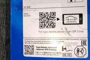 pastiglie ate renault clio 1500 tdci 2013