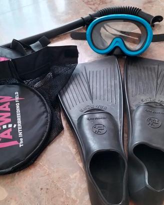 materiale pesca in spiaggia 