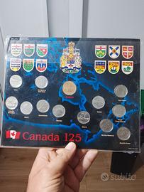 Canada 125 coin set monete