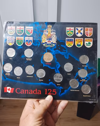 Canada 125 coin set monete