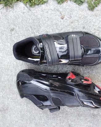 Scarpe per bici da corsa N°42 Shimano nere