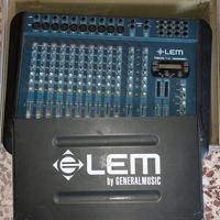 consolle Lem mod. Twin 14 audio mixer console