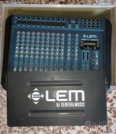 consolle Lem mod. Twin 14 audio mixer console