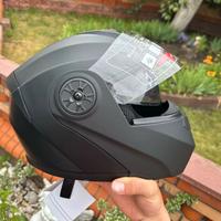 Casco Moto Flip-Up Modulare Dual Lens – M