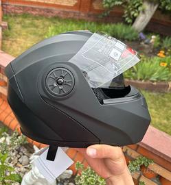 Casco Moto Flip-Up Modulare Dual Lens – M