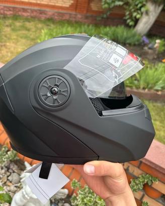 Casco Moto Flip-Up Modulare Dual Lens – M