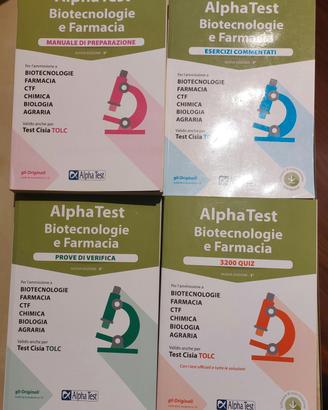 Alpha Test Biotecnologie e farmacia

