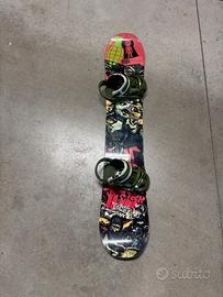 Tavola e attacchi snowboard