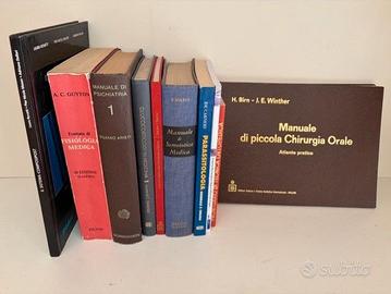 Lotto 14 libri medicina psichiatria odontoiatria