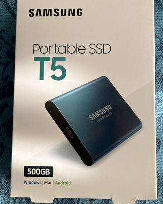 Samsung Portable SSD T5 500 GB NUOVO sigillato