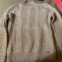 Maglione grigio con brillantini Artigli