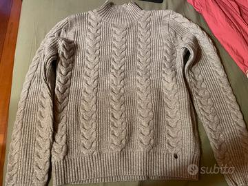 Maglione grigio con brillantini Artigli