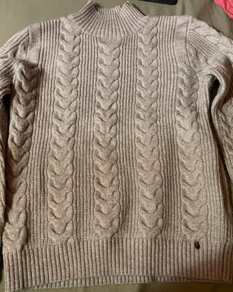 Maglione grigio con brillantini Artigli