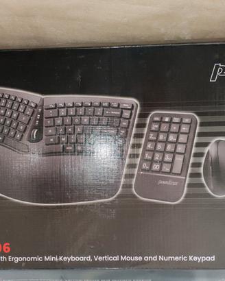 perrixx Periduo 606 tastiera ergonomica e mouse