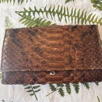 Portafoglio vintage in vero pitone Ape Regina