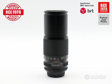 Vivitar 300 f 5.6 attacco Canon FD