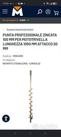 Mototrivella PG 4320 + punta zingara da 100