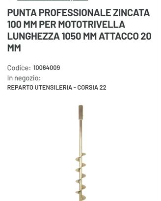 Mototrivella PG 4320 + punta zingara da 100