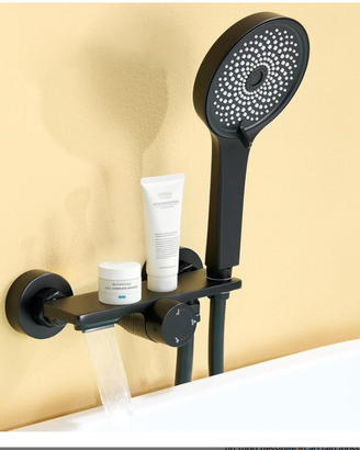 Miscelatore Vasca Auralum Nero Opaco Cascata + Doc