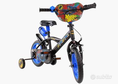 Bici Batman 12' per Bambini da 3 a 5 anni Stabiliz